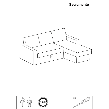 Sacramento sovesofa