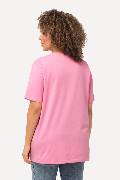 T-Shirt, A-Linie, Rundhalsausschnitt, Halbarm