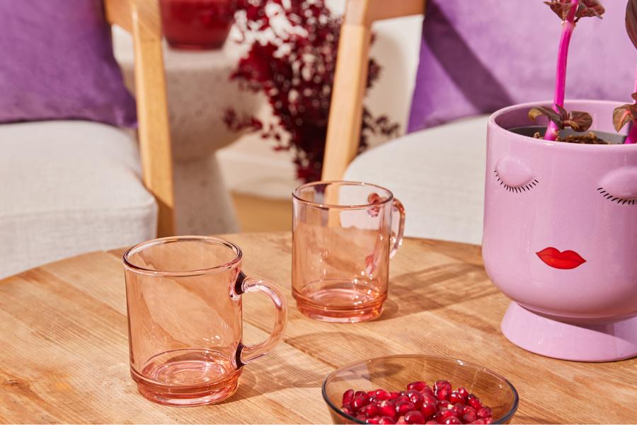 Versailles - Mug en verre 26 cl (Lot de 6)