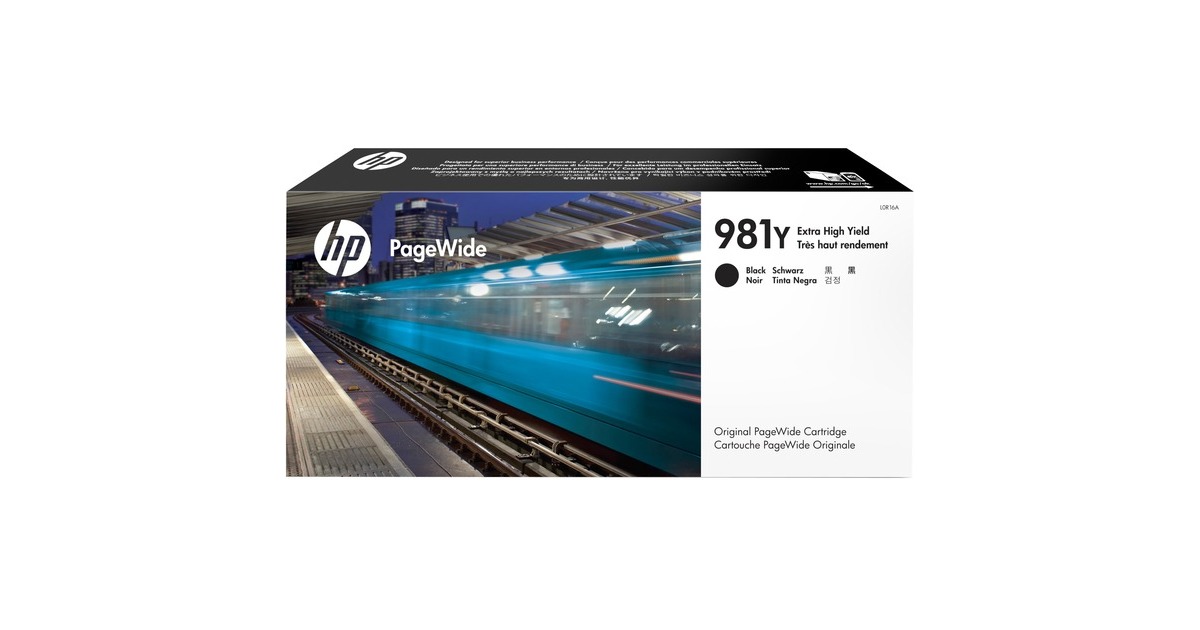 HP981Y Originele PageWide cartridge  inkt  (L0R16A, Extra High Yield, Zwart)
