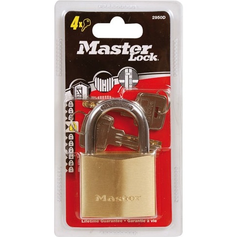 Cadenas à clé en laiton Master Lock - largeur 50 mm