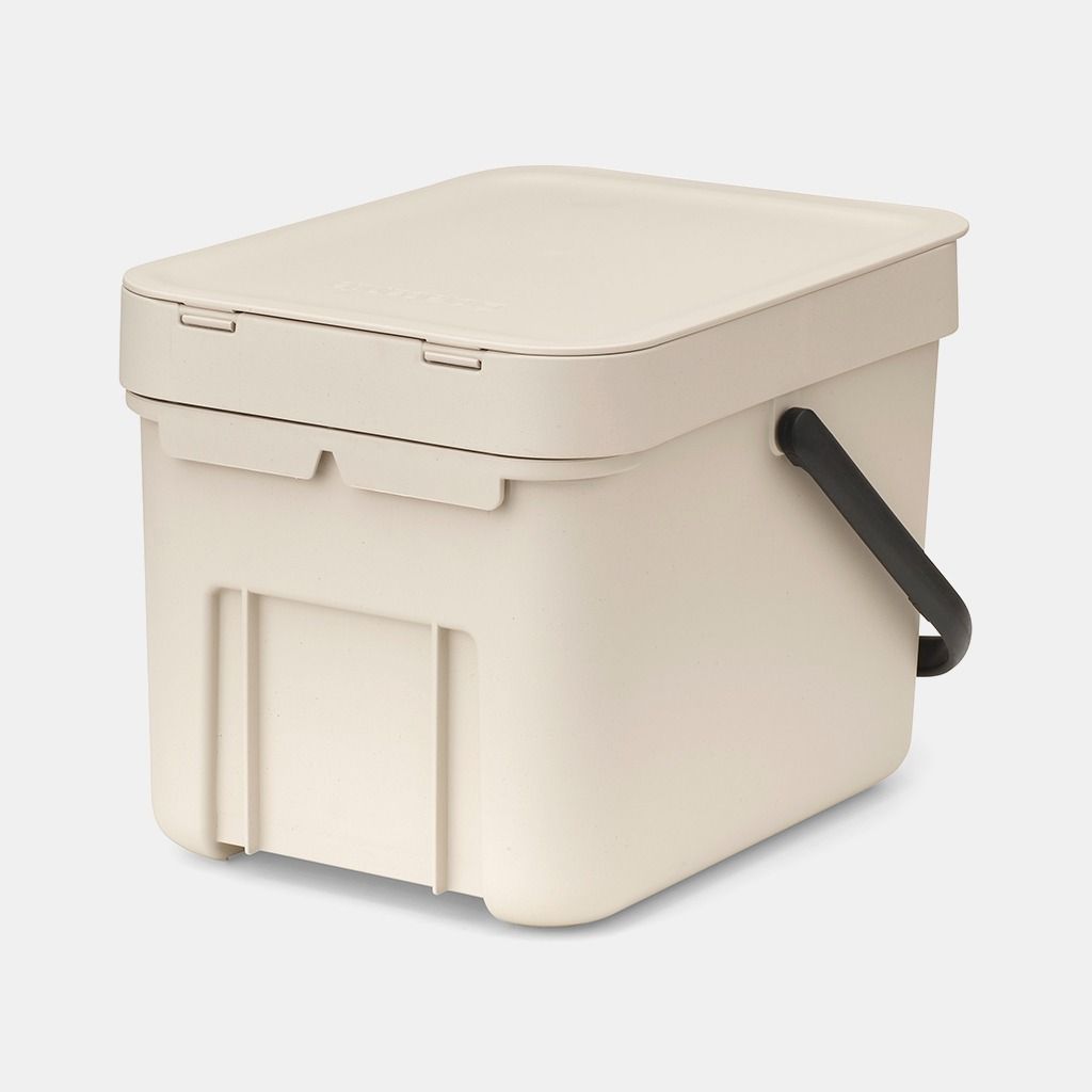 Sort & Go afvalemmer, 6 liter - Soft Beige
