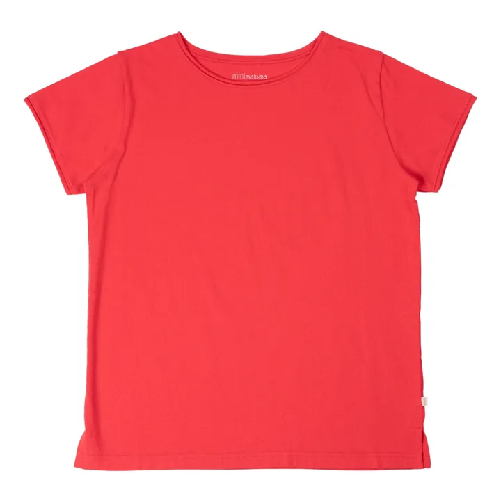 Minimalisma T-Shirt Coton Bio | Rouge framboise