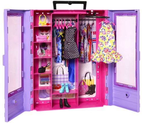 Barbie Super Kledingkast - Barbiepop - Barbie kleertjes