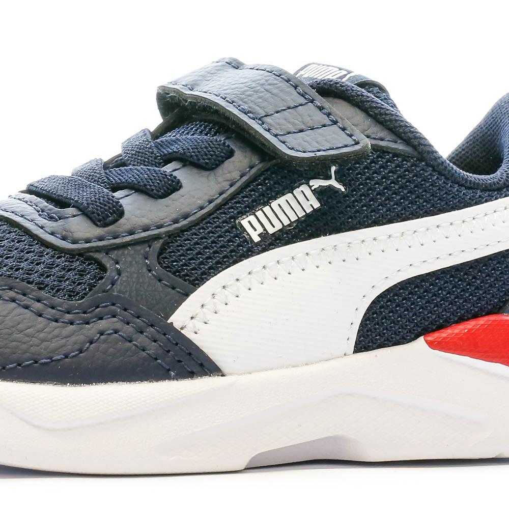Puma Baskets Blanches/Marines/Rouges Garçon Puma X-ray Speed Lite