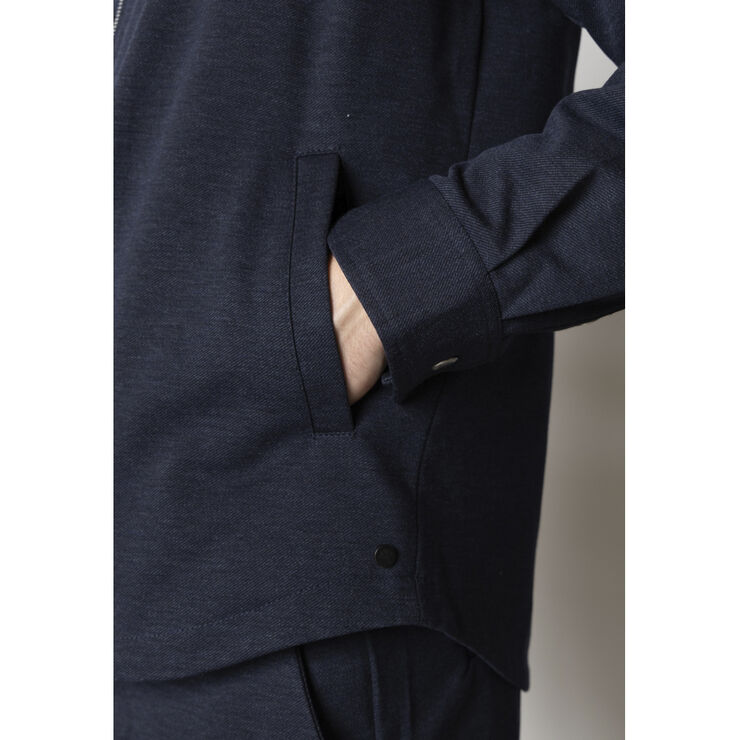Clean Cut Copenhagen Brendon Jersey Jacket Navy