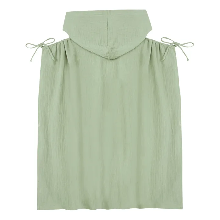 Ina Swim Poncho Gaze de Coton Lepos | Sauge