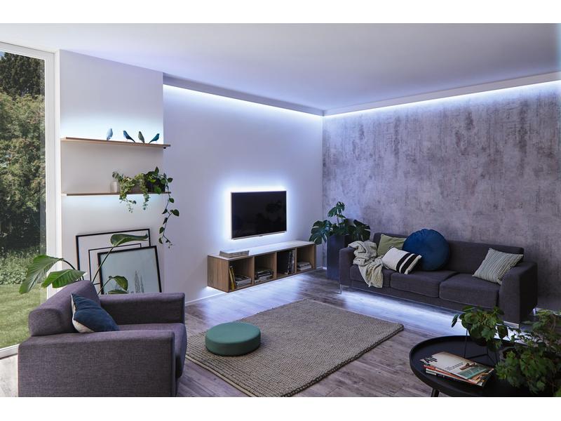 Paulmann LED-Stripe MaxLED 250 Tunable White, 1 m Verlänger Beschichteter LED-Streifen mit variabler Farbtemperatur, kürzbar