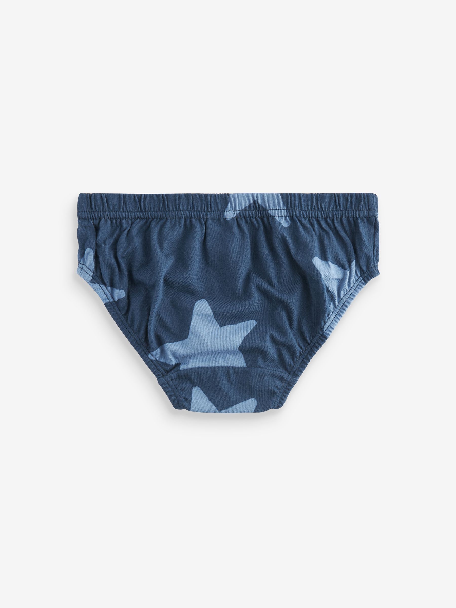 Blauw met sterren en strepen - Verpakking van 10 onderbroeken (1,5-10 jr)