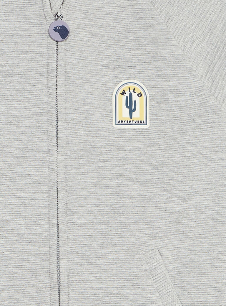 Gilet Gris chiné