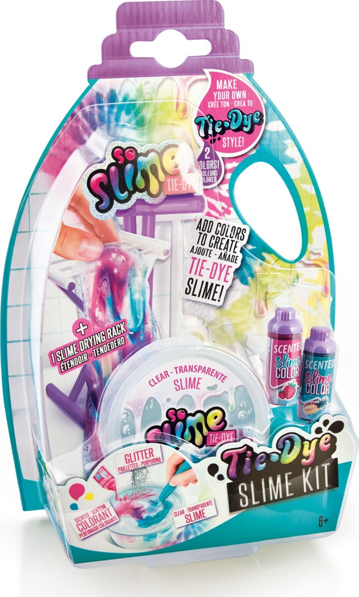 So Slime - Tie Dye Slime Kit - Tørrestativ