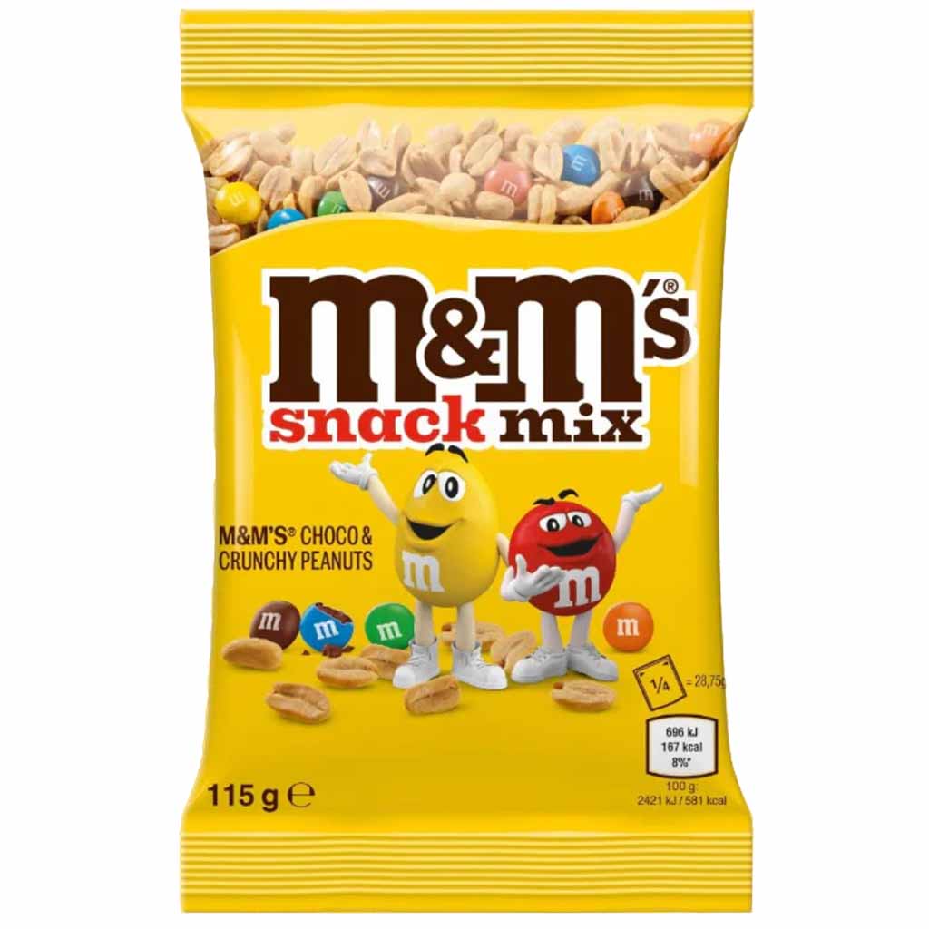 M&Ms Snack Mix 115g MHD:1.5.25