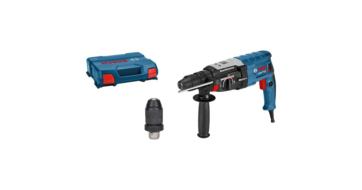 BoschBoorhamer GBH 2-28 F Professional  (Blauw/zwart, met SDS-plus, Incl. L-BOXX)