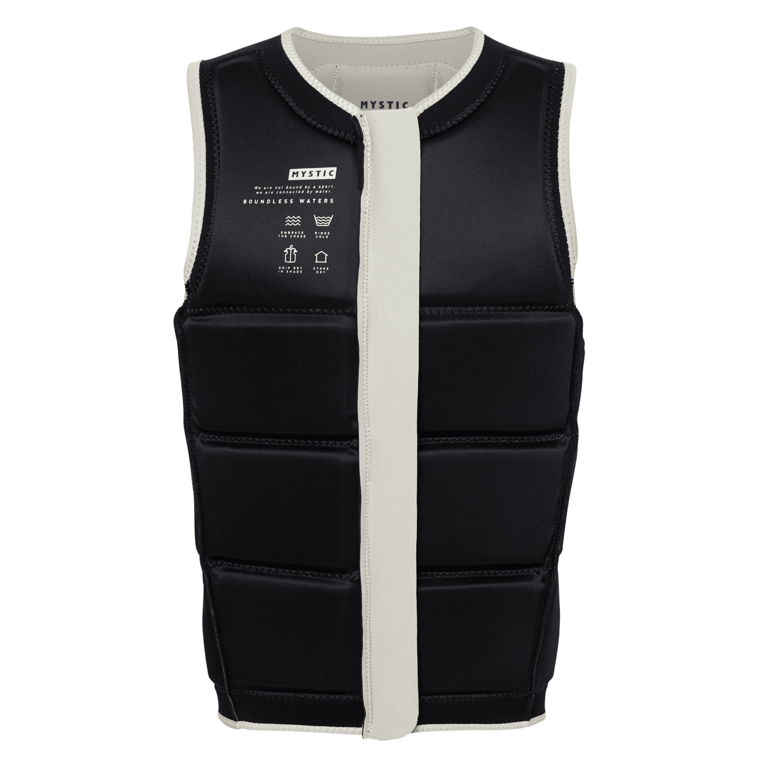 Mystic Star Impact Vest F/zip - Wake - 2025 Black