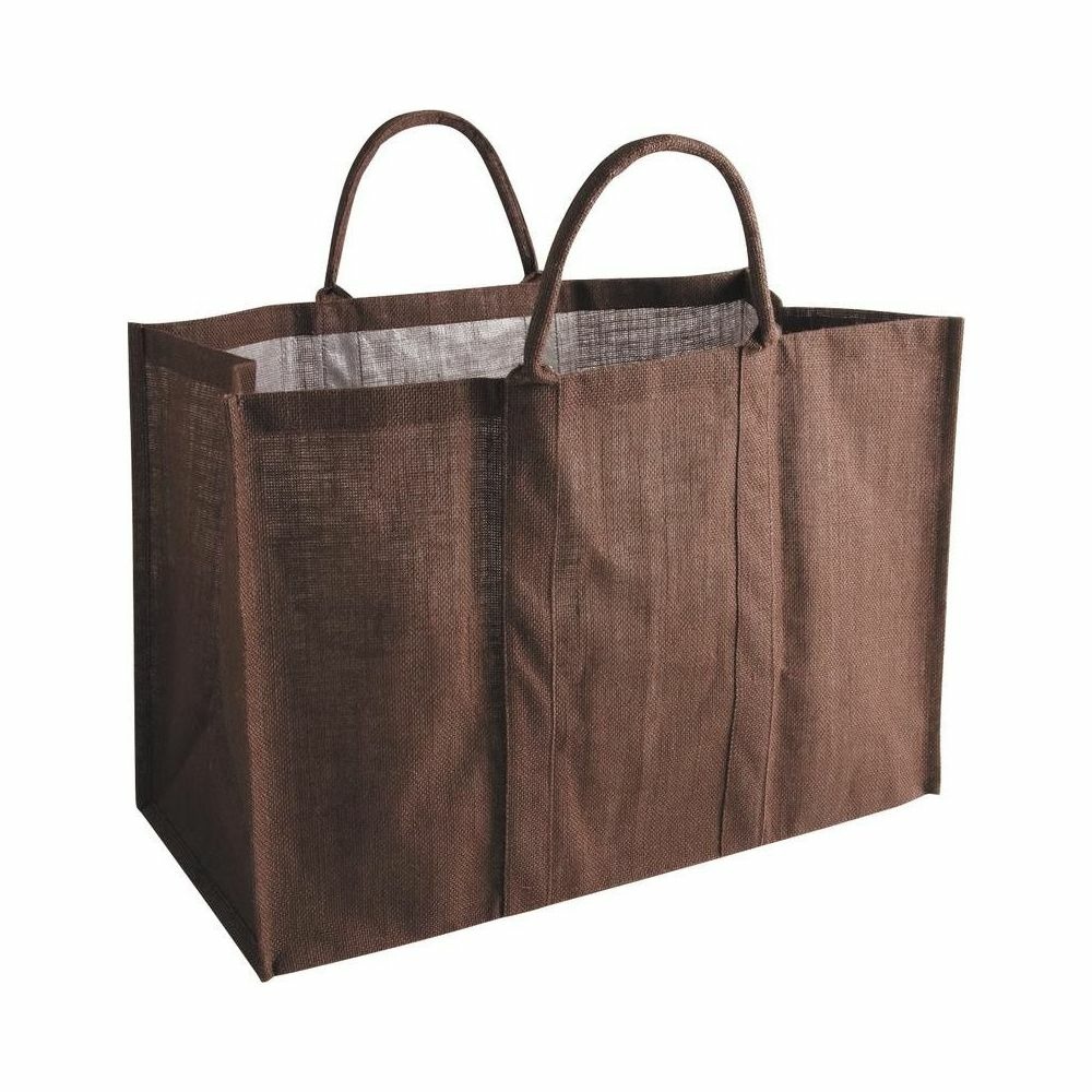 Sac à bûches en jute