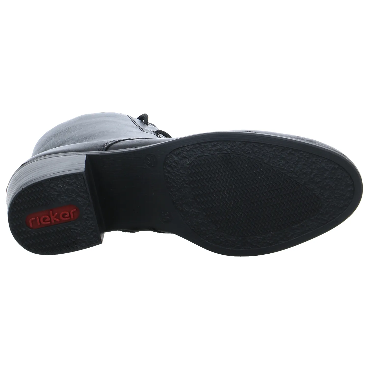RIEKER Stiefelette Schwarz Lederimitat