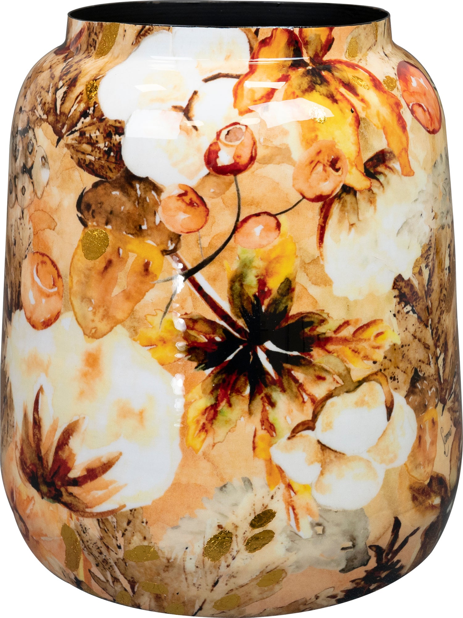 TS bloempot Cotton crème D 21 H 24 cm