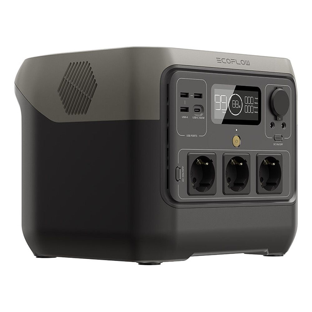 STRØMSTASJON ECOFLOW RIVER 2 PRO 800W