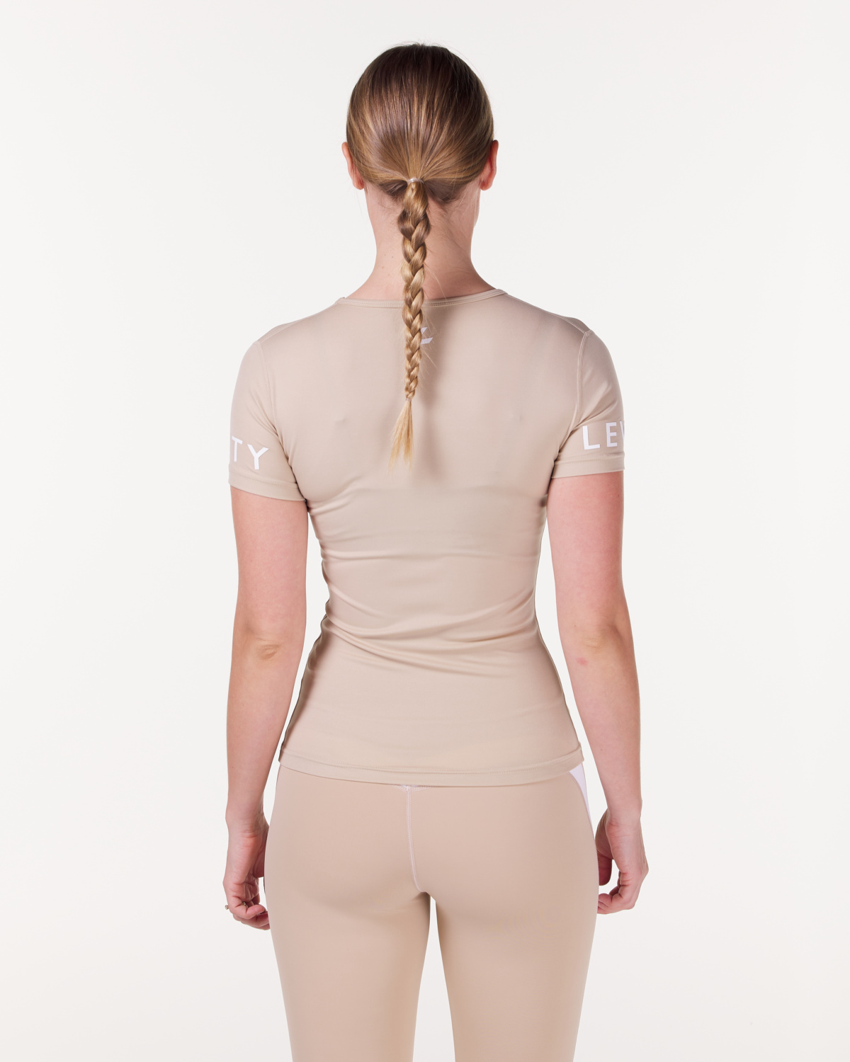LEVITY Division Lightweight Slim Fit Tee Beige Pepper