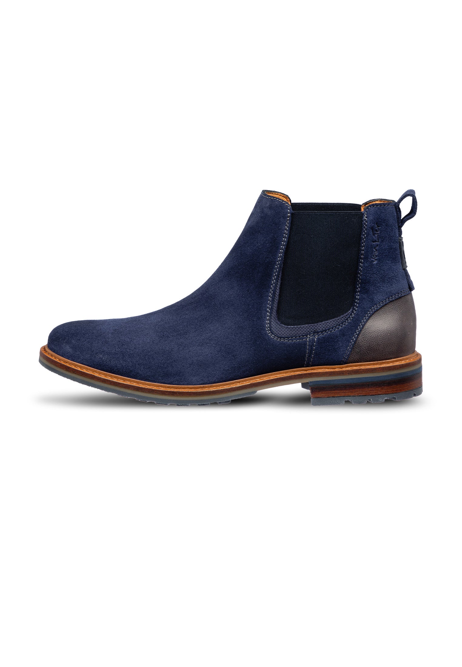 Blauw suède Monti chelsea boot