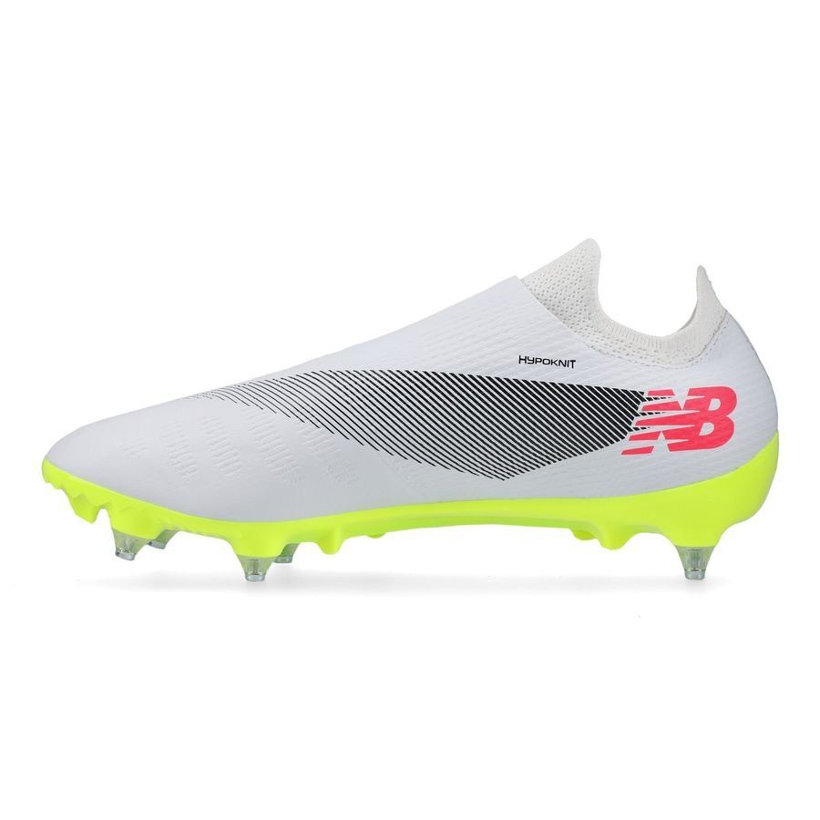 New Balance Furon V7 Destroy SG - Blanc/Violet/Jaune Fluo