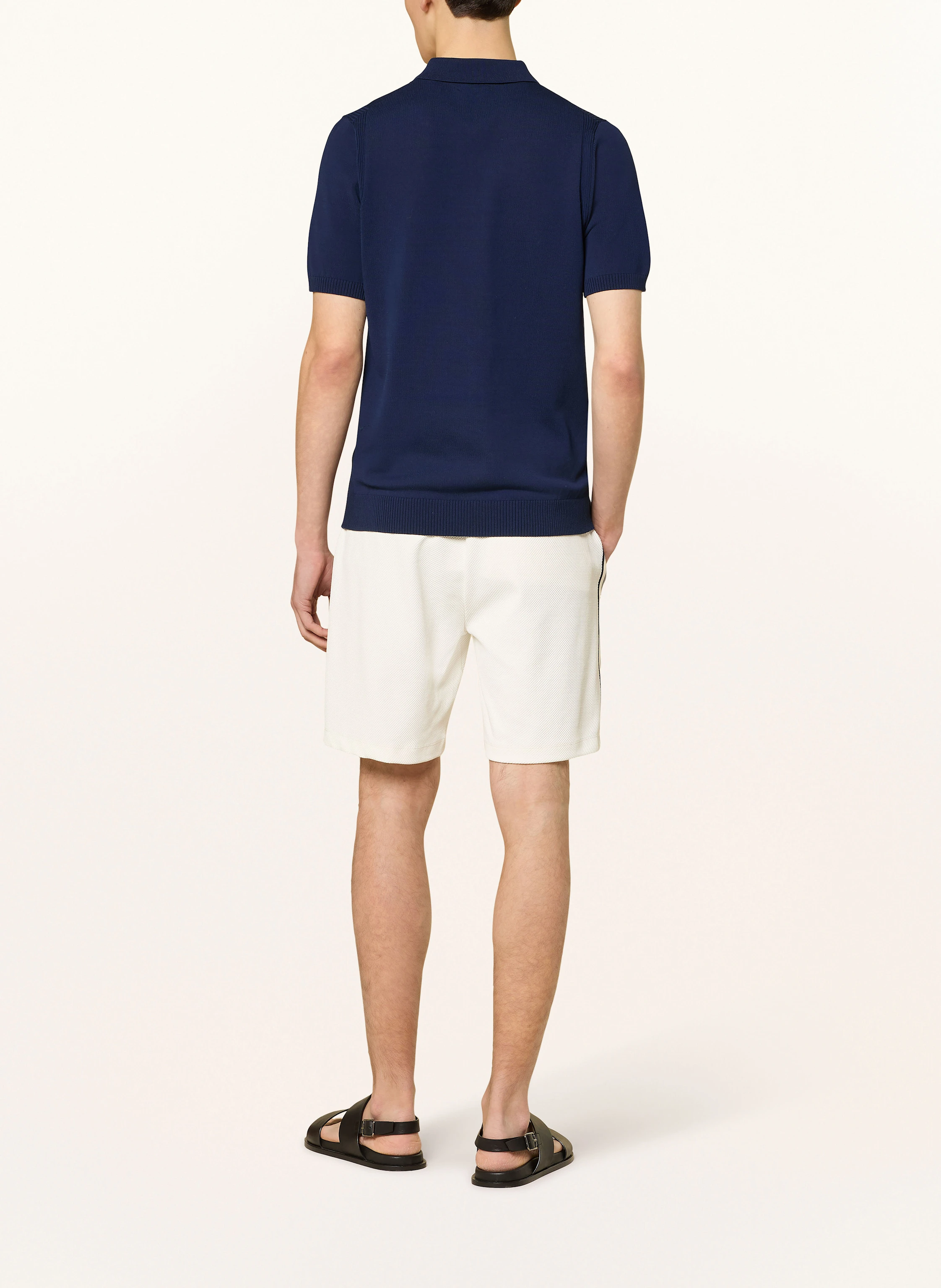 REISS Strick-Poloshirt BERKLEY