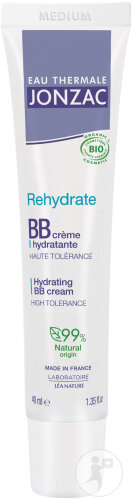 Eau Thermale Jonzac Rehydrate BB Crème Hydratante IP10 Teinte Medium Bio Toutes Peaux 40ml