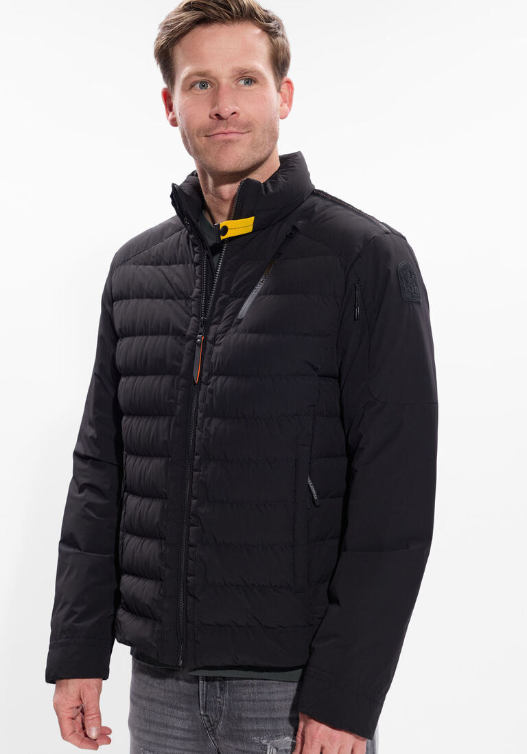 zwarte parajumpers gewatteerde jas berel