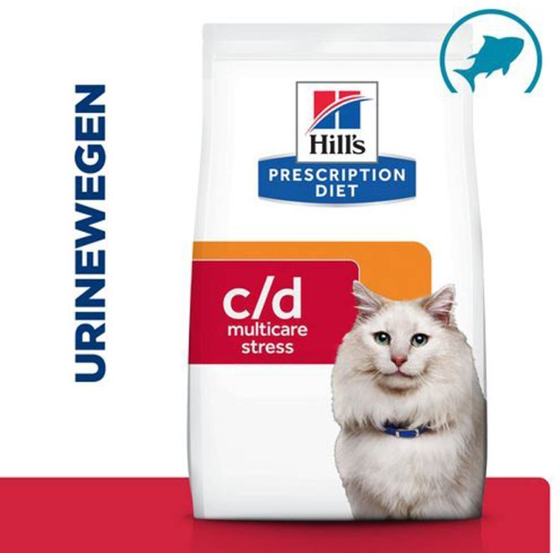 Hill's Prescription Diet c/d Multicare Stress Urinary Care - Kattenvoer - Vis - 2x8kg