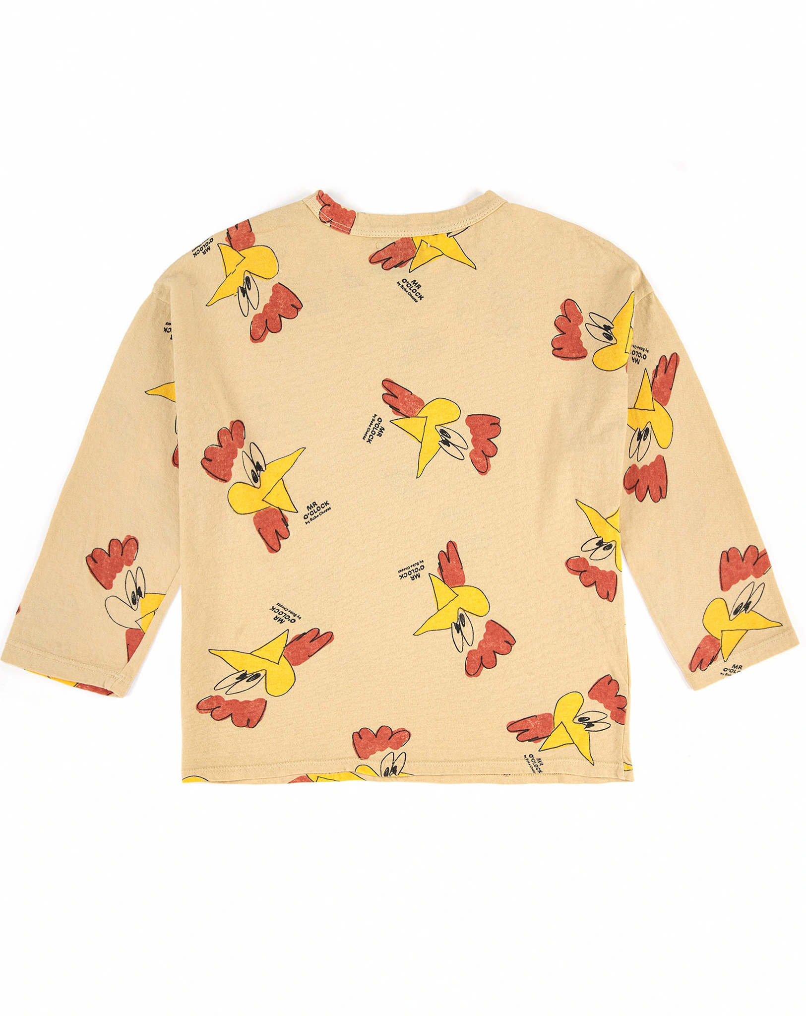 Langarmshirt MR O'CLOCK AOP in beige