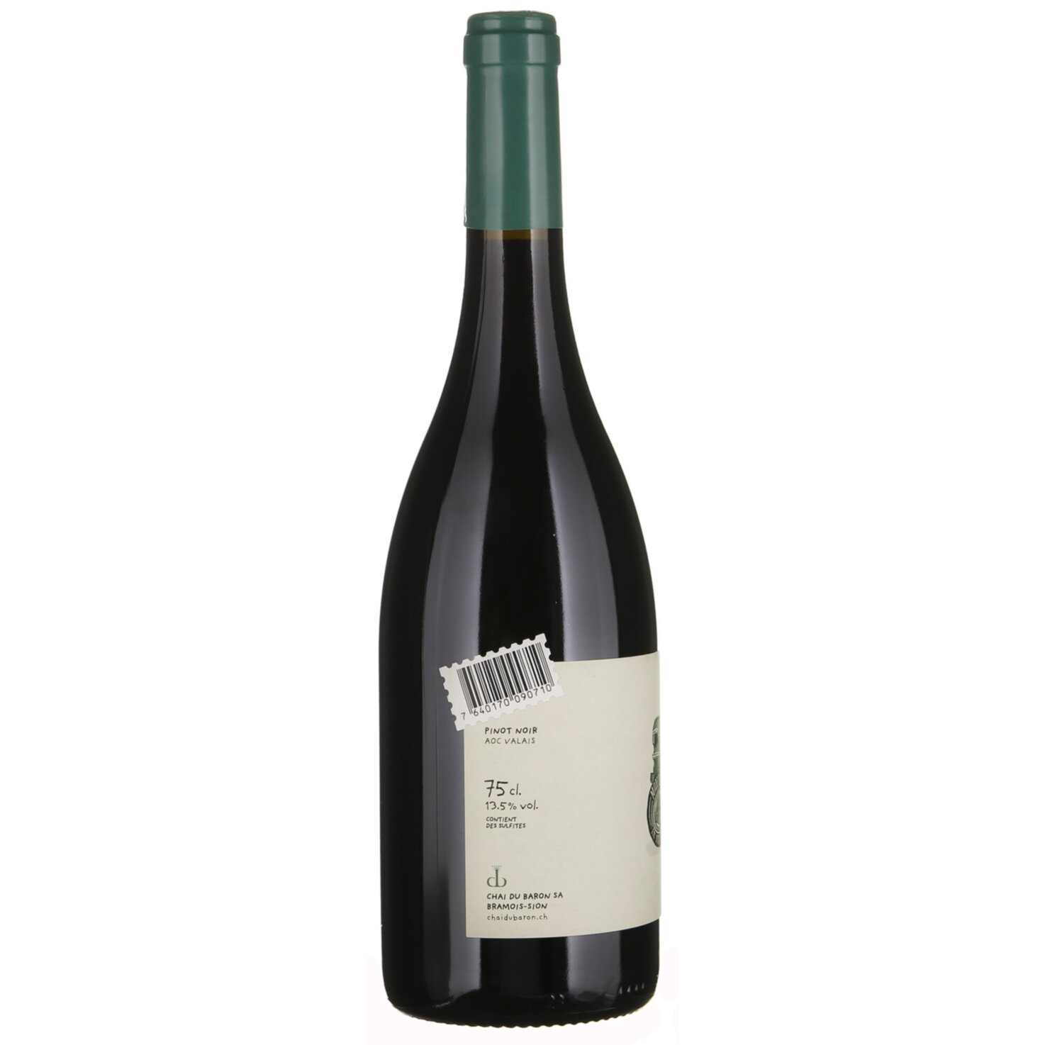 Valais AOC Pinot Noir Tracteur Leon Chai du Baron -75cl
