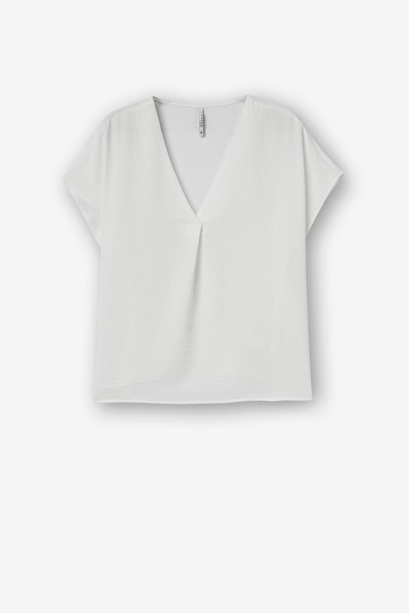 Blusa com efeito amassado