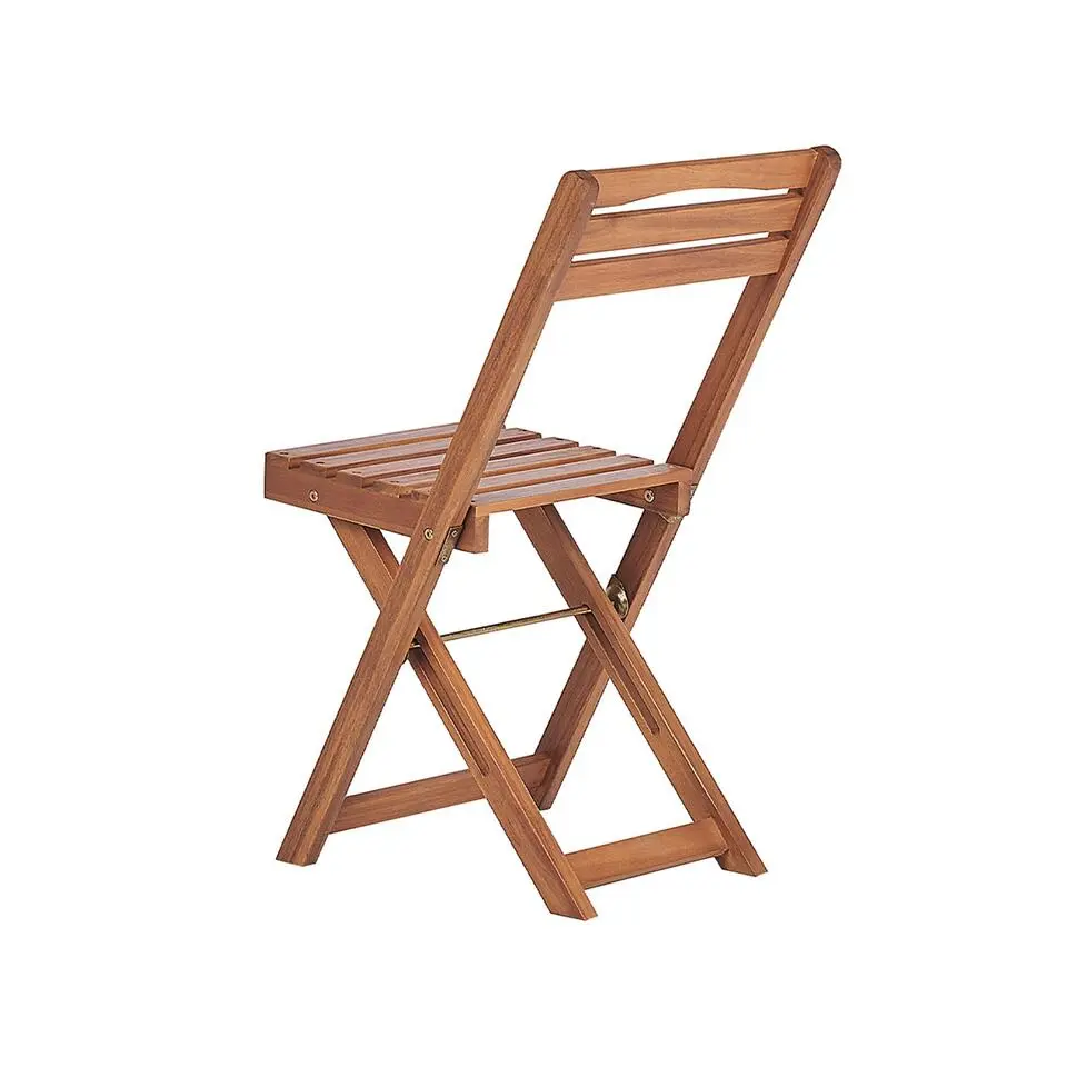 LENOLA - Bistroset voor 2 - Lichte houtkleur - Acaciahout
