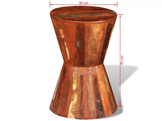 Tabouret Bois de récupération massif