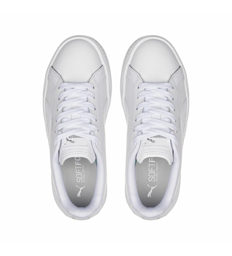 Tênis Puma Karmen L de couro branco