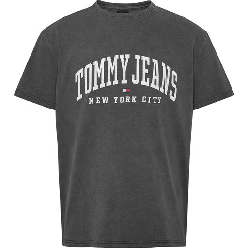 Tommy Jeans Varsity Washed T-shirt, Black, XL