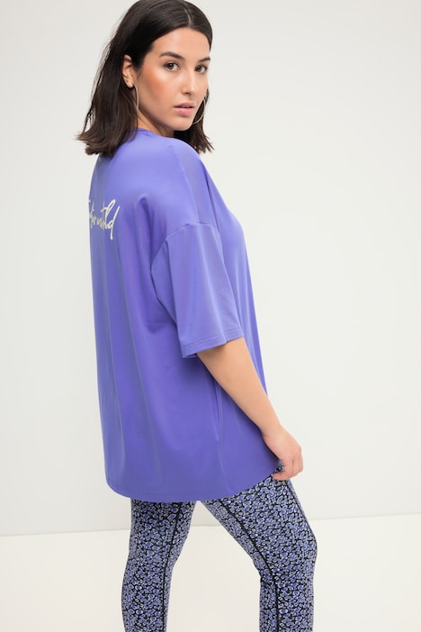 T-Shirt, oversized, Rundhals, Halbarm, Statement Print
