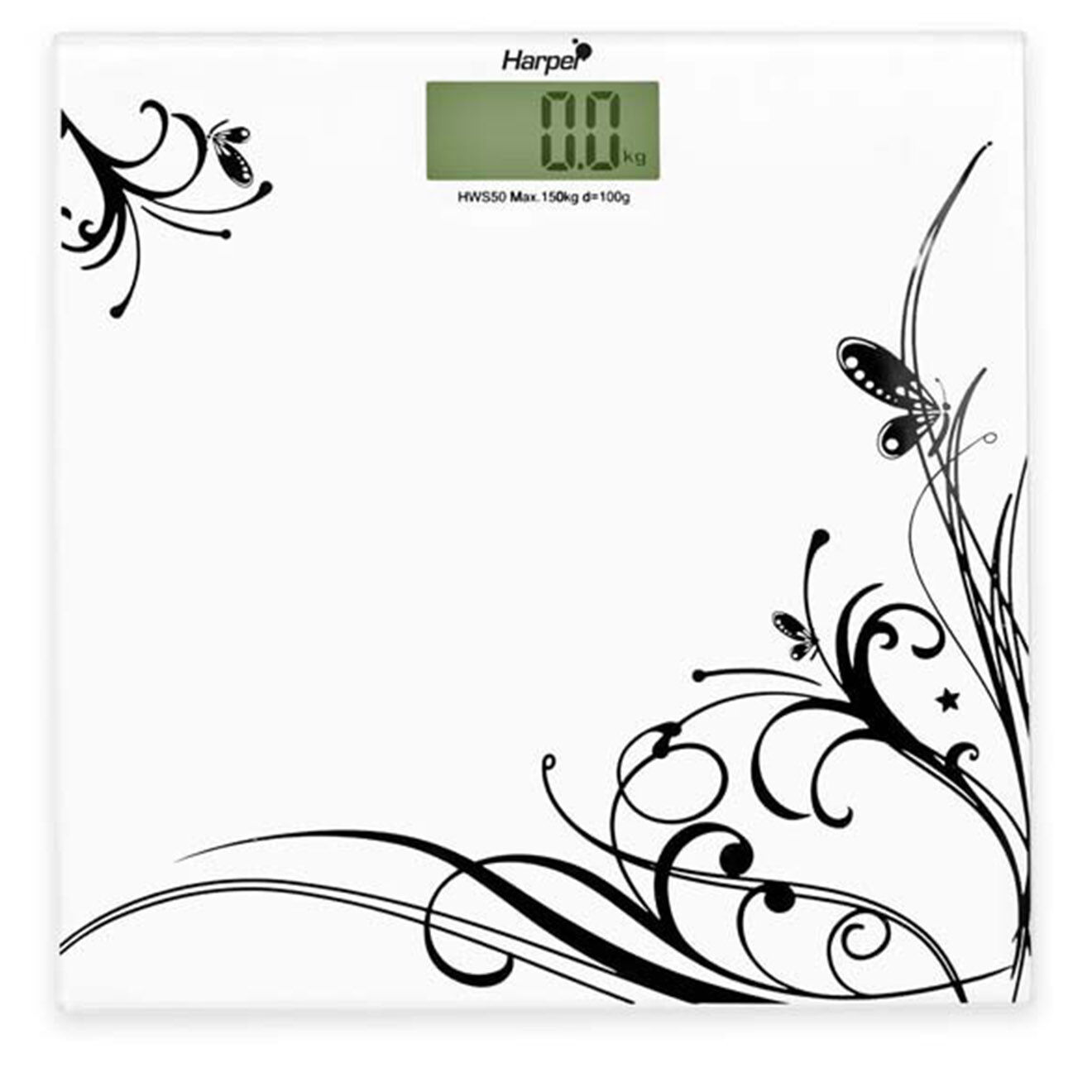 Harper Pèse-personne digital blanc