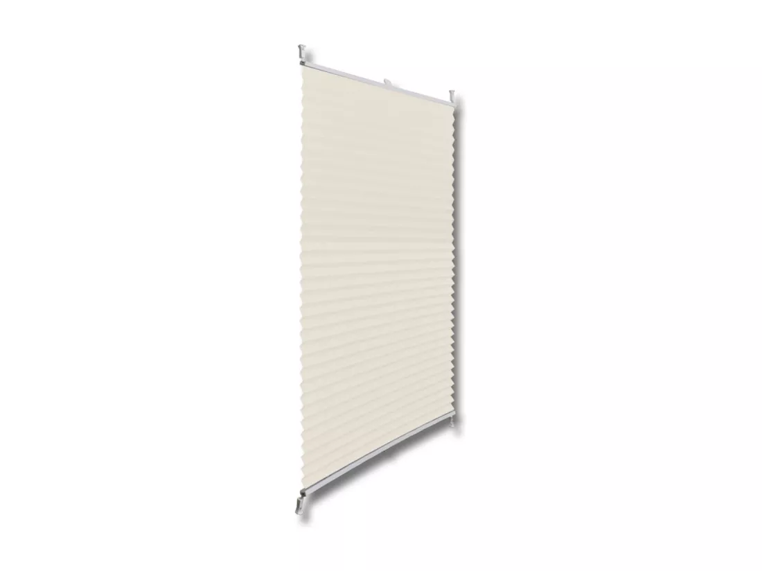Store plissé en crème crème 40 x 40 x 100 cm 4102192
