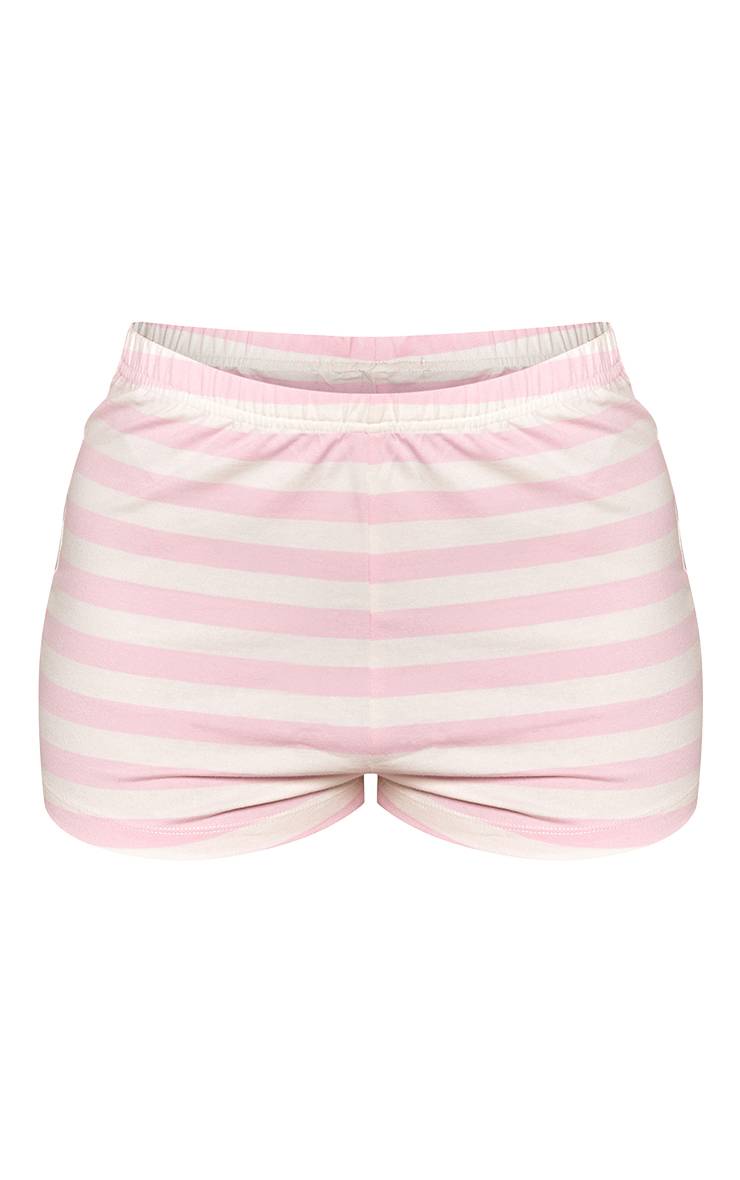 Rose Bébé Short Mini À Rayures Avec Taille Élastiquée Petite