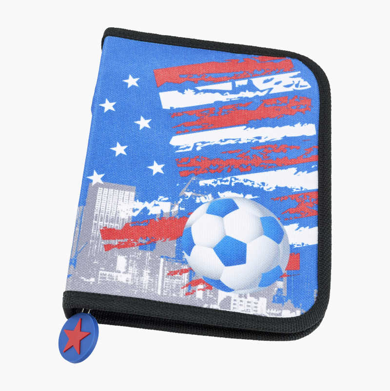 PENCASE INCL CONTENT BLUE NY