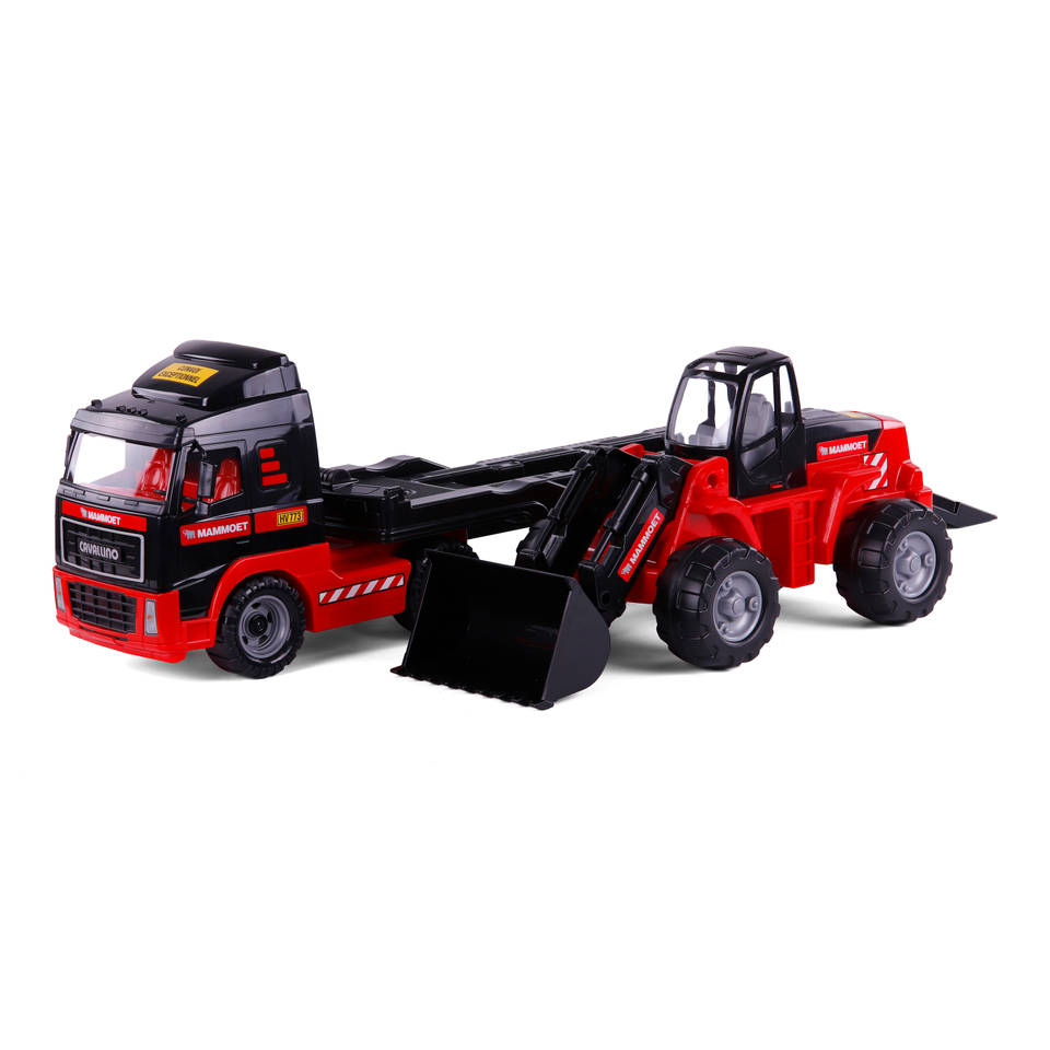 Mammoet Toys Volvo vrachtwagen met oplegger en shovel - 1:16