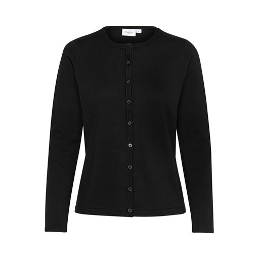 Saint Tropez MilaSZ R-neck Cardigan, Black, L