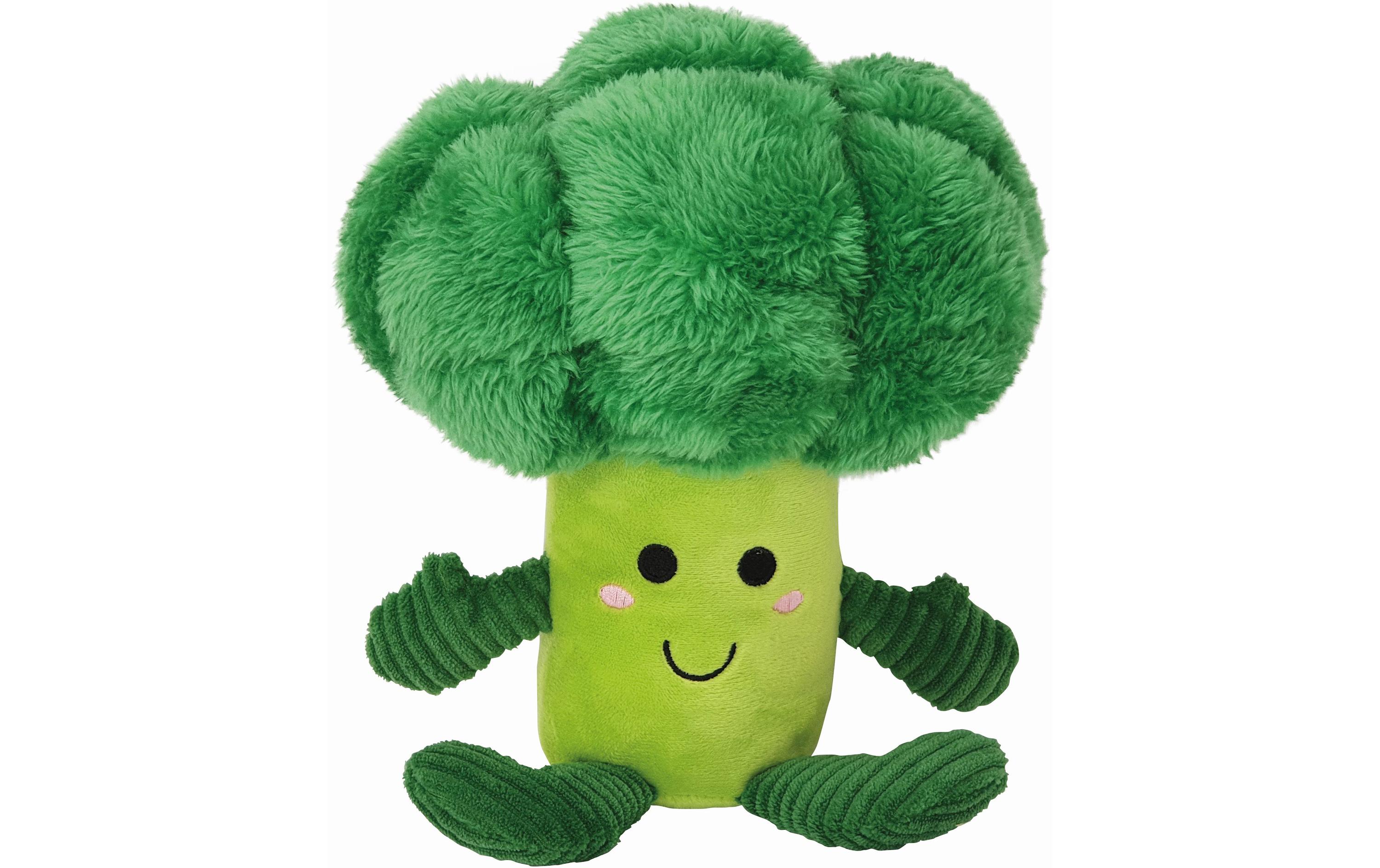 Hunde-Spielzeug Plüschgemüse Broccoli, 25 cm, GrünPlüschtier