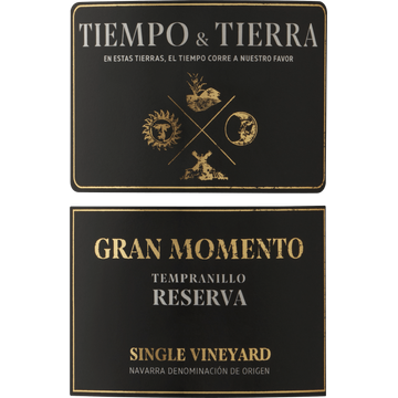 Tiempo & Tierra - Gran Momento Tempranillo Reserva -750ML