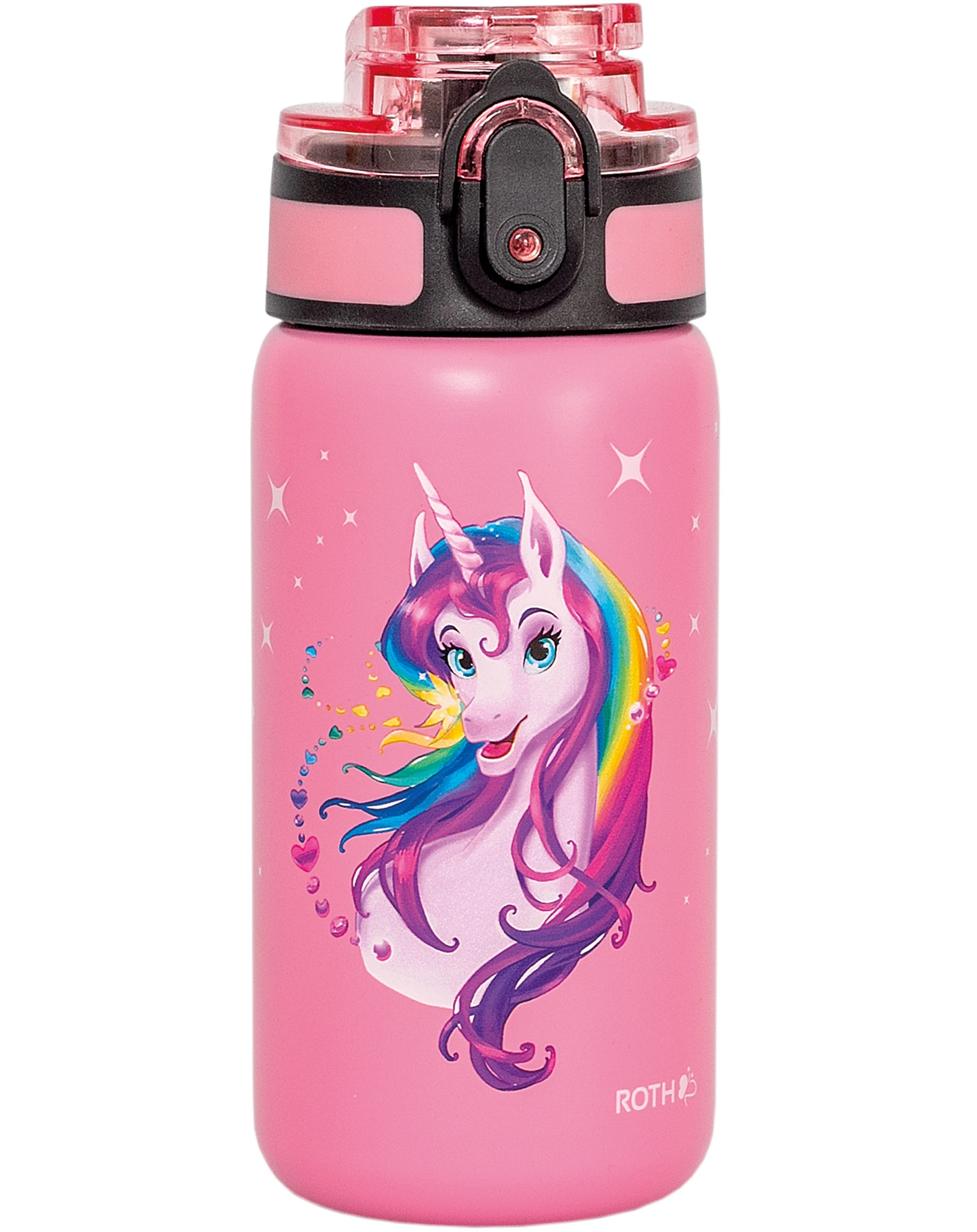Edelstahl-Trinkflasche EINHORN (350ml)