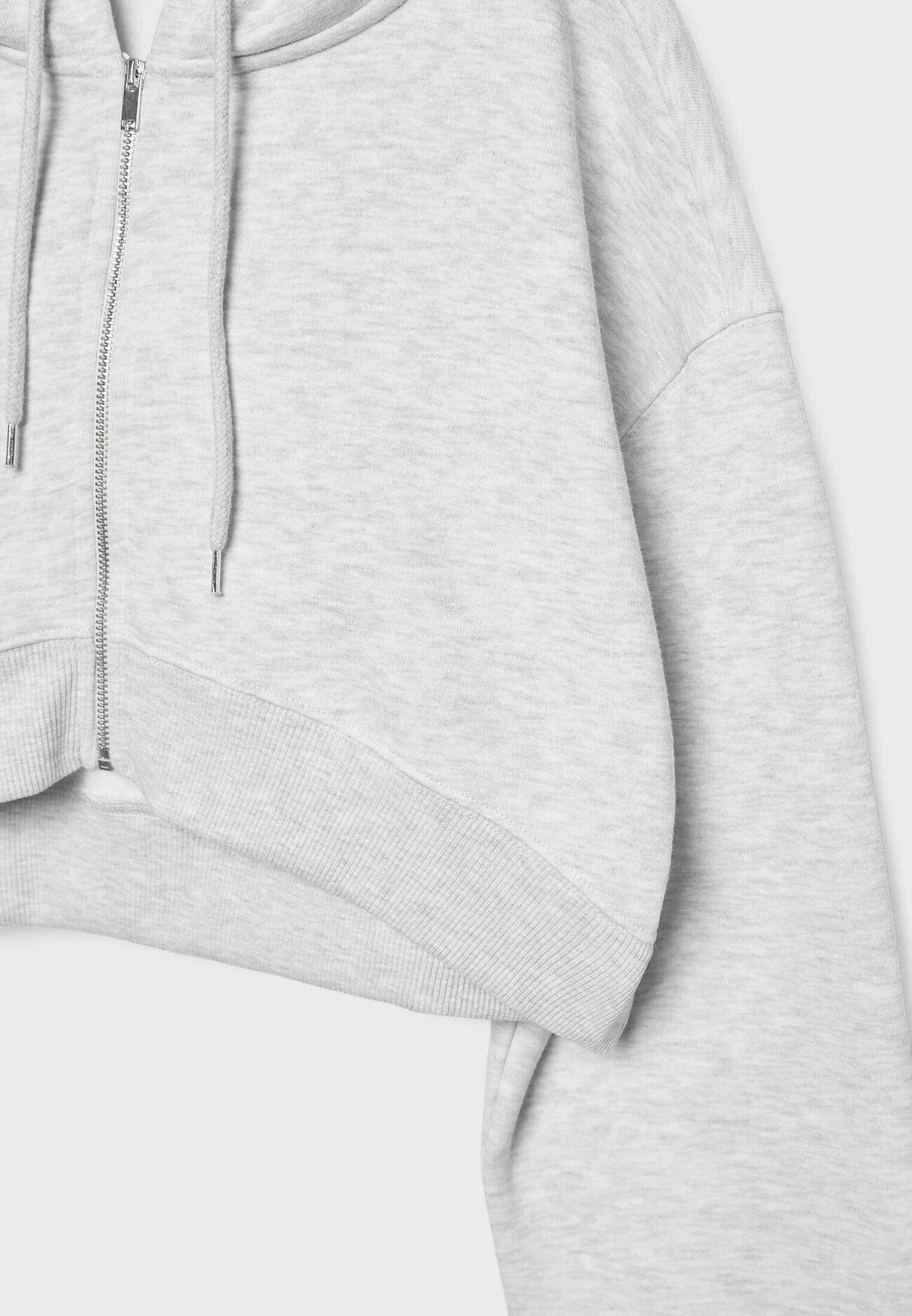 Moletom cropped