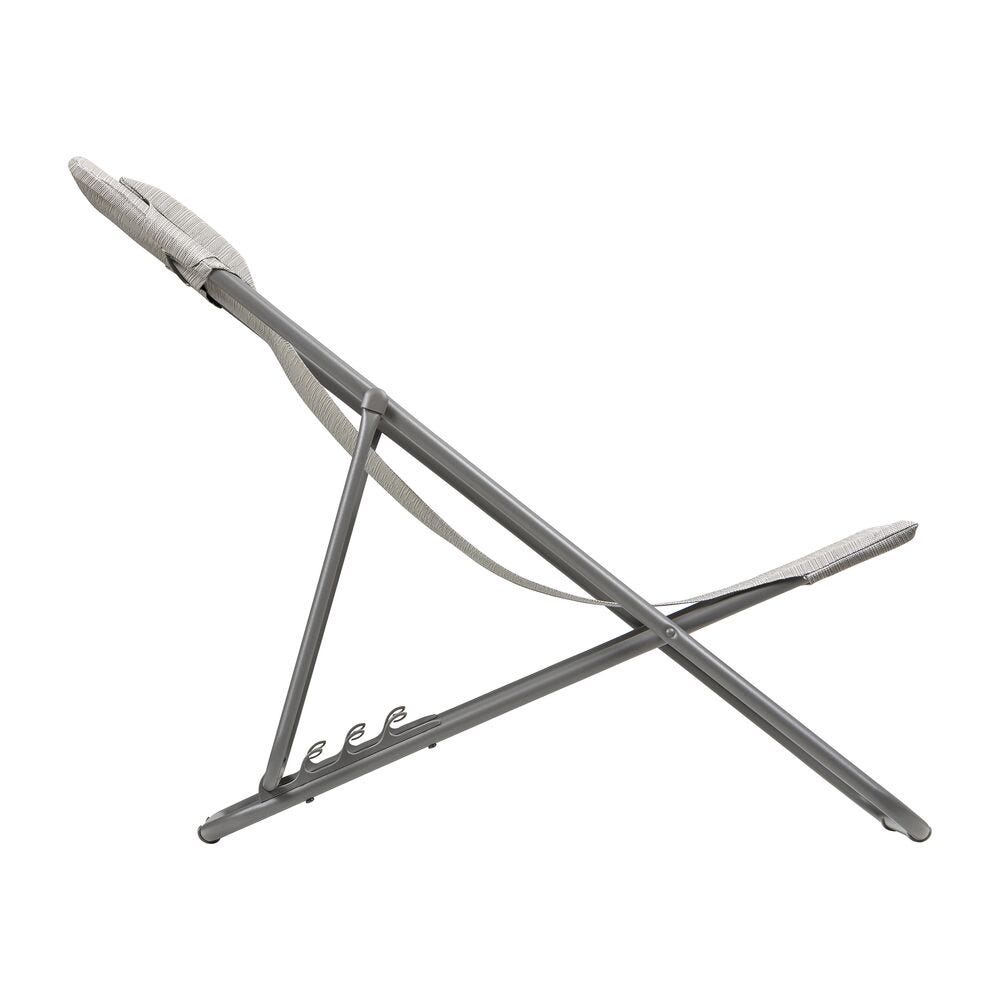 Set aus 2 klappbaren Liegestühlen mit Kopfkissen Maxi Transat + Batyline® Duo Galet