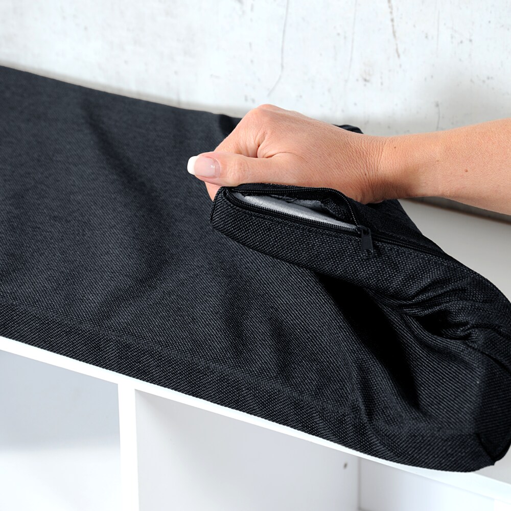 Kesper Schuhschrank mit Sitzkissen - versch. Ausführungen - Blau klein