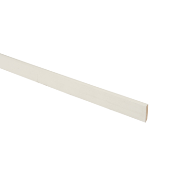 Plakplint Warm Wit 240 cm